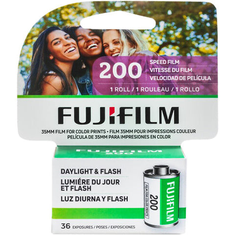Fujifilm 200 36 Exposure Color Negative Film, Single Pack